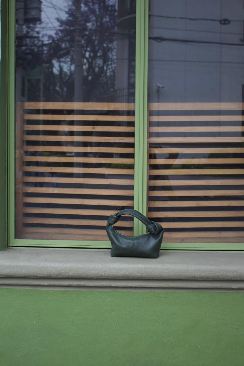 Green handbag