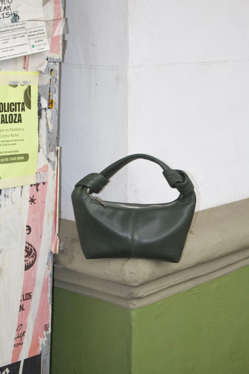Green handbag