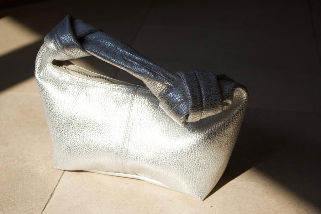 SILVER HAND BAG