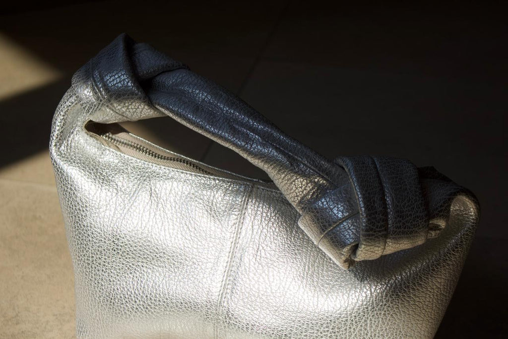 SILVER HAND BAG
