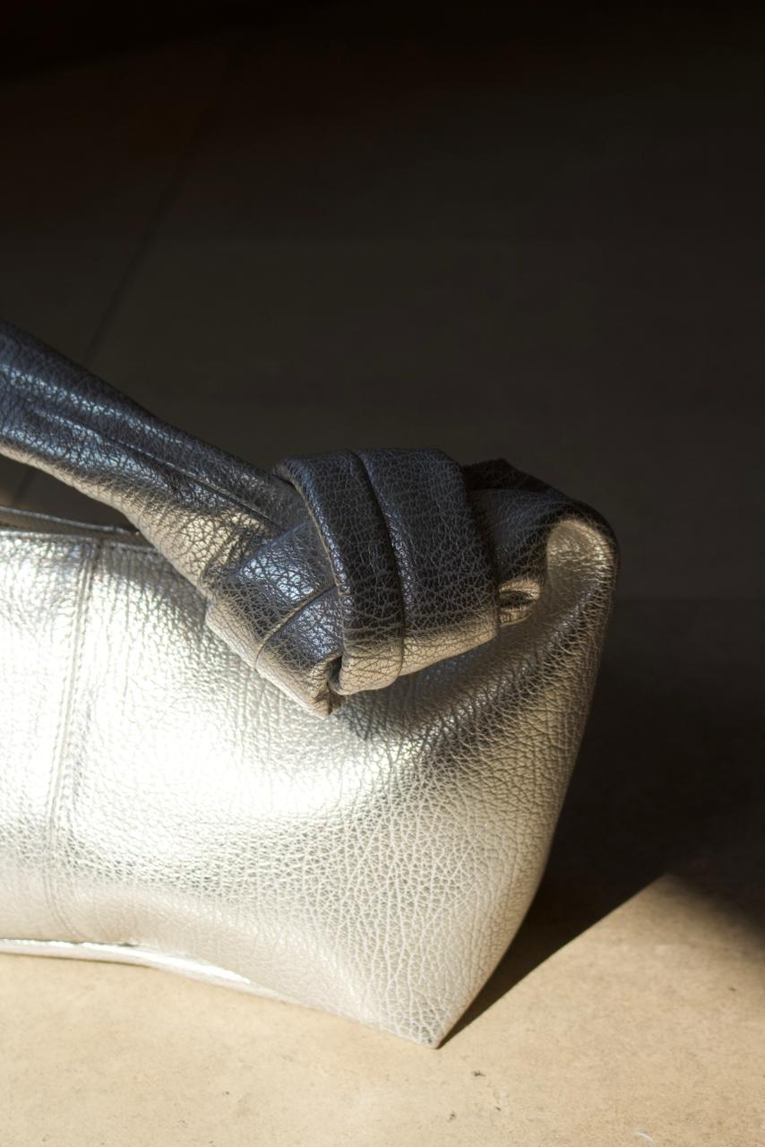 SILVER HAND BAG